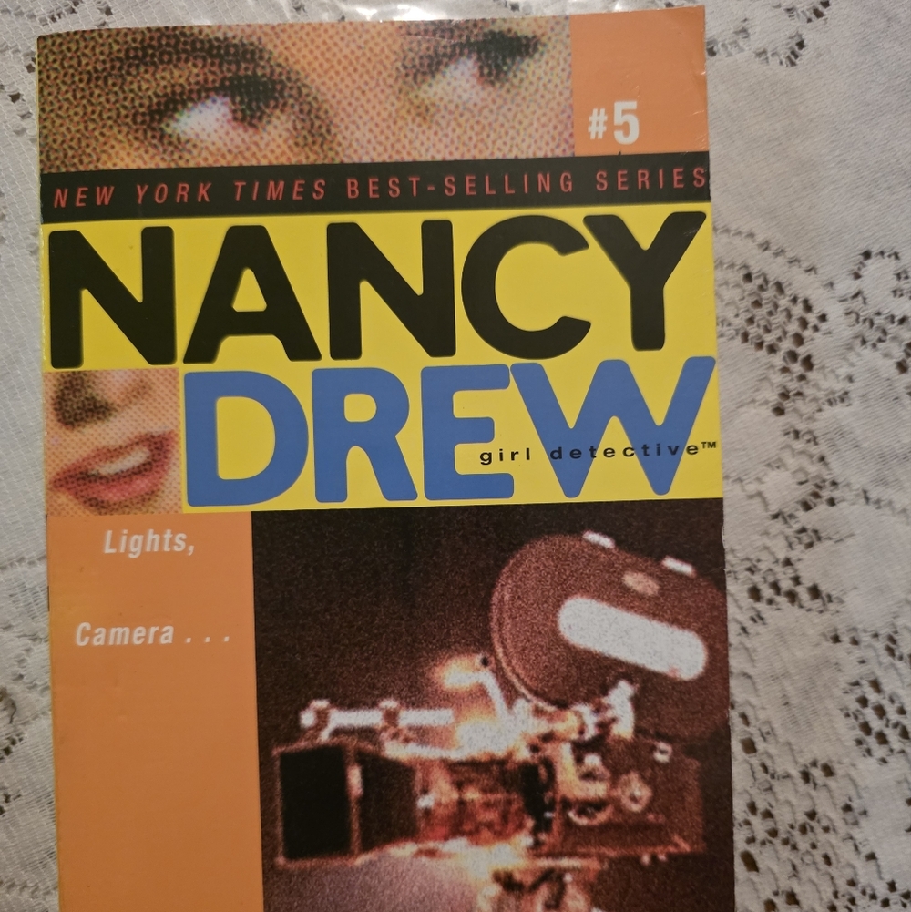 Nancy Drew Girld Dectective Book #5 Lights, Camera... Softcover